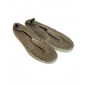 Skechers Air-Cooled Memory Foam Slip-On Loafers Grey Size (11 in) Women's 12